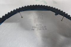 Cut-Off Saw Non-Ferrous Carbide Tipped Saw Blades (3pcs), (1) Leitz 350mm x 30mm x 108T, (1) FS Tool 350mm x 32mm x 108T, (1) 350mm x 30mm x 108T