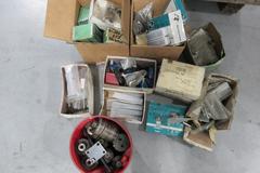 Mold and Die Assorted Springs, Punches, Pins and Other Hardware, Small Crate Full