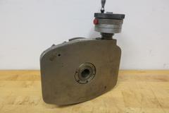 Hoffman 8" Manual Rotary Table with 6 T-Slots, Side Clamping, Approx 2-3/4" Work Face Height