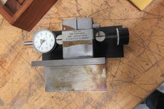 Repco Inc, Angle Dial Adjustable Sine Bar with Lufkin .001" Dial Travel Indicator and Instruction Booklet