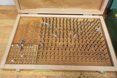 Pin Gage Sets, (1) .011 - .061" Plus, (1) Marena .061 - .250 Plus (Incomplete), Assorted Go/No-Go Pins in Metal Case