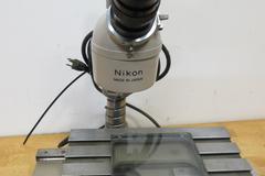 Nikon Measurescope Microscope with 15x Objective Lens, Stage Light, (1) Mitutoyo 164-162 Digital Micrometers 0-2" Range .00005" Resolution
