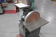 Craftsmen Professional 6" x 48" Oscillating Belt and 12" Disc Sander, on Rolling Metal Stand