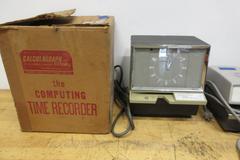 Vintage Employee Time Clock Stamp Recorders, (1) Calculagraph, (2) Stromberg, (1) Lathem