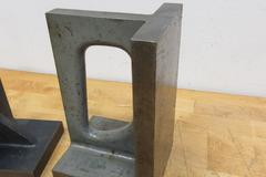 Cast Iron Angle Plates (4 pcs), (1) 4.5" x 5" x 8", (2) 3.75" x 4" x 5", (1) 4" x 4" x 4"