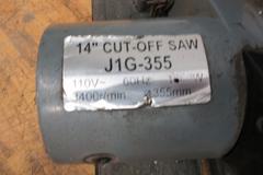 14" Abrasive Chop Saw with Quick Adjust 45 Degree Swivel Vise