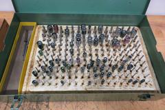 Pin Gage Sets, (1) .011 - .061" Plus, (1) Marena .061 - .250 Plus (Incomplete), Assorted Go/No-Go Pins in Metal Case