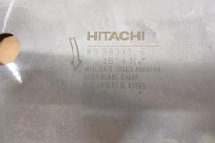 Cut-Off Saw Blades (4) Carbide Tipped Nap Gladu, Leuco and Other 16" x 1" **Used But Still Sharp**, (1) Hitachi 15" x 1" Wood Miter Saw Blade **Looks Unused**