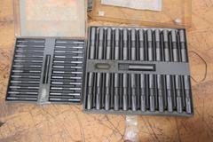 Deltronic Pin Sets (5 Sets), Nominal Sizes .078", 218", .281", .344", .500".  All sets are +/- .0012 in .0001" Increments.  **All Look Complete**