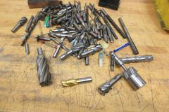 High Speed Steel Cutting Tools Assorted, Drills, Reamers, End Mills, and More, Some New Mostly Used