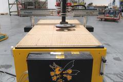 CAMaster Stinger X3 SR-48 CNC Router, 4 Zone Hurricane Vacuum Table System, Main Spindle and 2 Sub Spindles