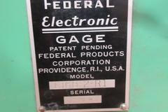 Federal Electronics 136B-2-R1 Precision Adjustable Bore Comparator .000005" with 136B-2R1 Analog Gage Readout and Battery