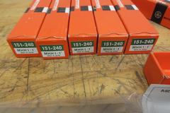Mitutoyo 151-240 Micrometer Head, 8mm Spindle Dia., 0-1", 0.5" Plain Stem, w/Ratchet Stop. (5pcs) *** All New In Boxes ***