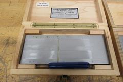 Precision Gage & Tool (2 pcs) Fineness of Grind Gauge with Scrapers, For Checking Particles in Grinding Coolant