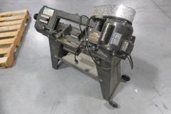 Chicago Forge 4-1/2" Horizontal Bandsaw, 45 Degree Miter, 3 Speed, 110V Single Phase