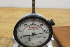 Starrett #124 Mechanical Inside Micrometer Set: 2 to 12" Range, 10 Extension Rods, Starrett 0-1" Travel Incdicator and 0-1" Pressure Micrometer **Unknown Brand**