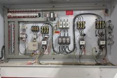 Time Savers 4300 Series Triple Head 52" Wide Belt Conveyor Feed Sanding Machine, Model 4331-45-001