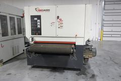 Time Savers 4300 Series Triple Head 52" Wide Belt Conveyor Feed Sanding Machine, Model 4331-45-001