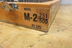 Pin Gage Sets (1) Enco M-1 Plus .061" - .250", (1) Meyer M-2 Plus .251" - 500",  Both Look Complete in Wood Cases