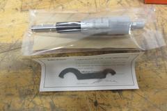 Mitutoyo 151-240 Micrometer Head, 8mm Spindle Dia., 0-1", 0.5" Plain Stem, w/Ratchet Stop. (5pcs) *** All New In Boxes ***