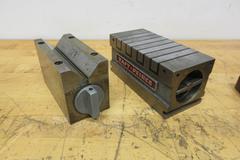 Ralmike's 155-3 Adjustable Angle Dual Wheel Dresser, with Assorted Magnetic Grinding Holders ** See Description **