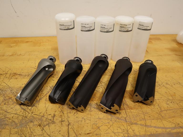 Komet ABS63 Shank Inserted Drill Bodies, (5pcs) Sizes 1.957", 2.125", 2.150", 2.347", 2.5" ***All New***