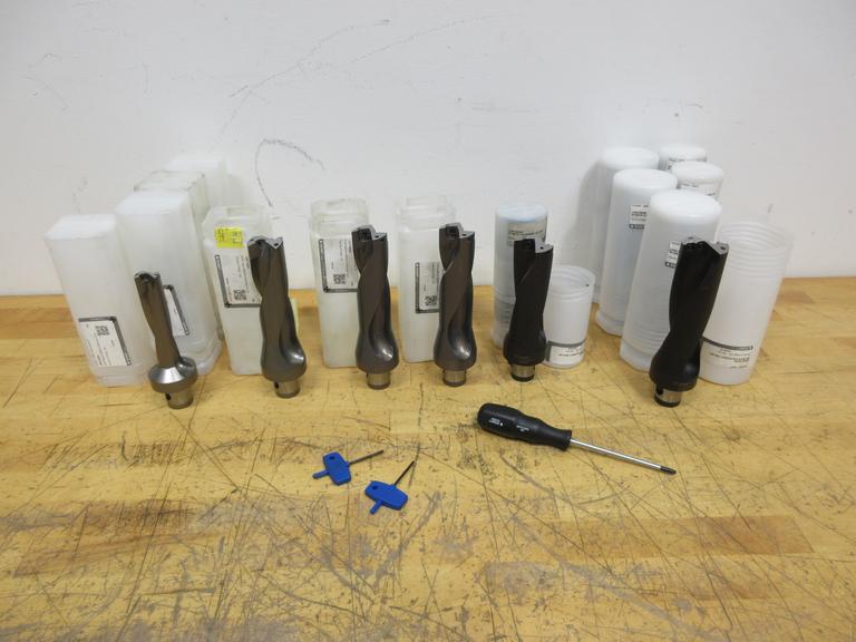 Komet ABS50 KUB Quatron Inserted Drill Bodies (14pcs) Assorted Diameters .985" - 1.76"  ***New In Package***