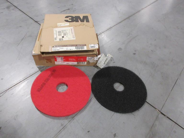 3M 7300 & 5100, (4ea) 17" Stripping and Buffing Pads