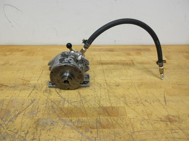 5C Pneumatic Collet Closer, Horizontal or Vertical Mount with Manual Clamp/Release Lever