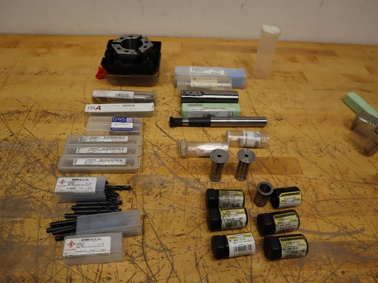 Collets, Cutting Tools and Tool Holders, Assorted Types and Brands ***Most New In Packages***