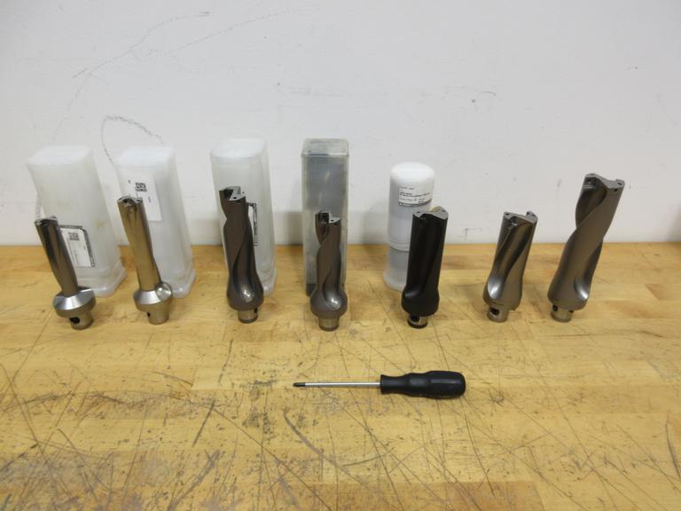 Komet ABS50 KUB Quatron Inserted Drill Bodies (12pcs), .985" x 1.75"  Diameters ***New in Packages***