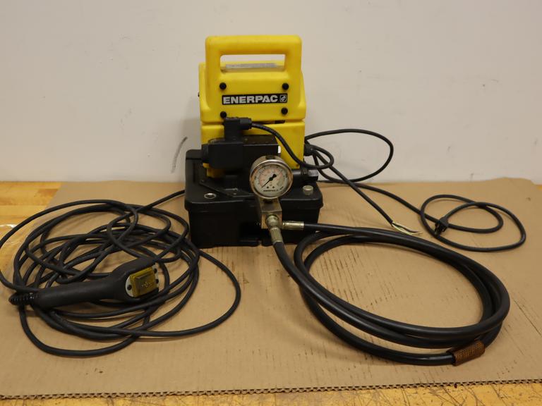 Enerpac PUD1300B, Two Speed, Economy Electric Hydraulic Pump, 3/2 Solenoid Valve, 115V, For use with Single-Acting Cylinders
