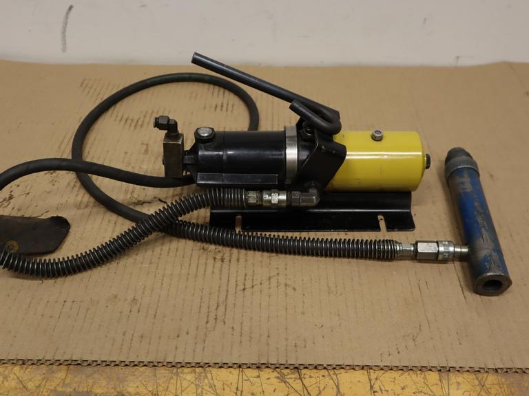 Enerpac PA Series Air Over Hydraulic Pump with HK Porter 1" Ram Cylinder