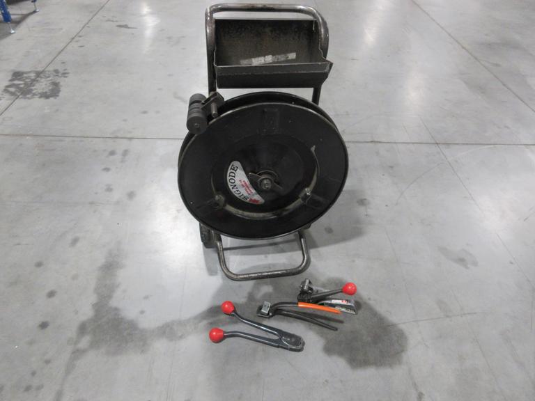 Signode DF-15 Metal Banding Cart with Band Ratchet, Crimper, Cutter