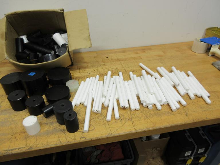 Plastic Round Materials, Uknown Types, Delrin, Teflon???