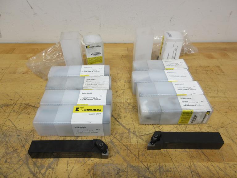 Kennametal 1x1" Turning Tool Holders, (10pcs) D-Clamping 6" OAL Assorted Types ***New In Packages***