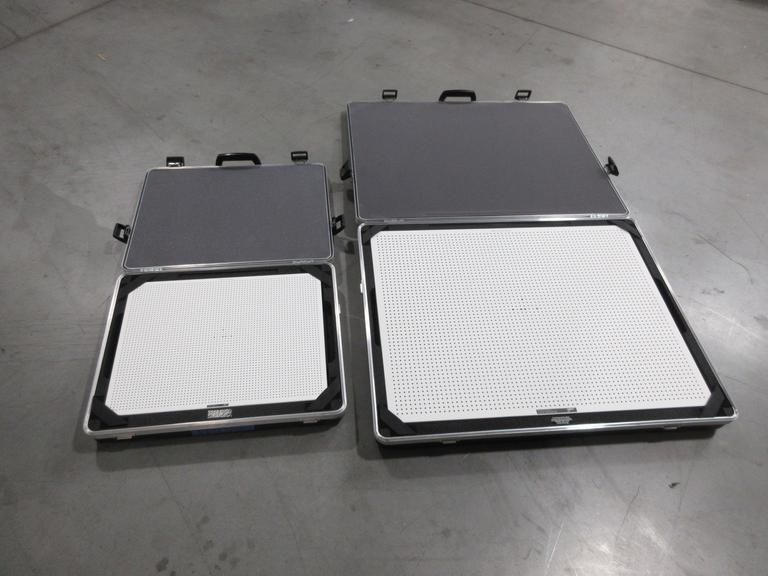 GOM Calibration Panels (2pcs), CP40 / MV 320mm & CP40 / MV 560mm, Both In Protective Carry Cases