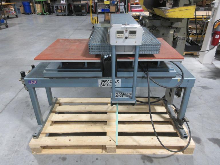 Practix Mfg. OK380 Dual Platen Printing/Embossing Press Machine, 20" x 25" Platens