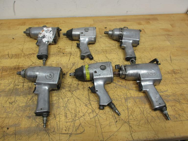 Chicago/Central Pneumatic (6pcs) 1/2" Drive Pistol Type Ratchet Wrenches