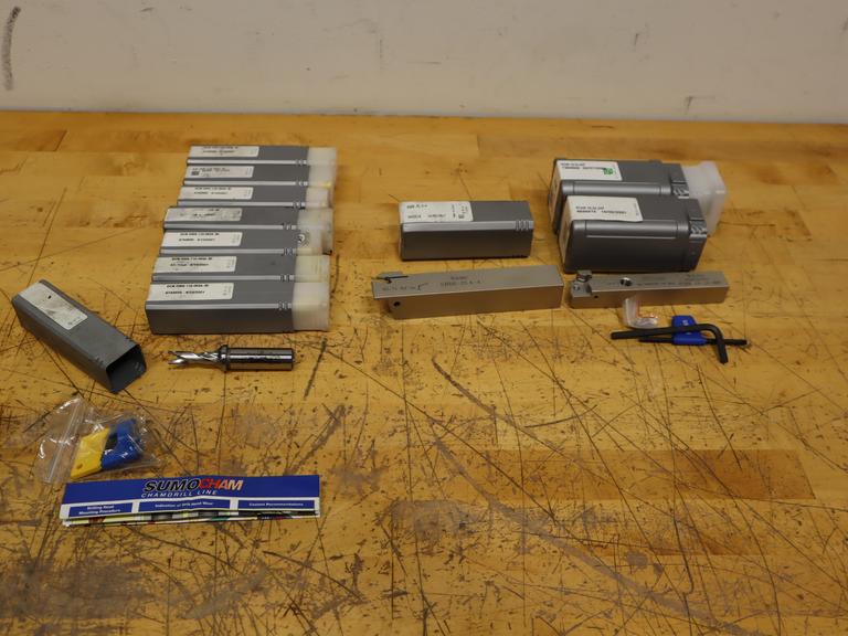 Iscar Inserted Cutting Tools, Part Off Tool Holders, .394" Diameter SumoCham Drills, ***All New In Packages***