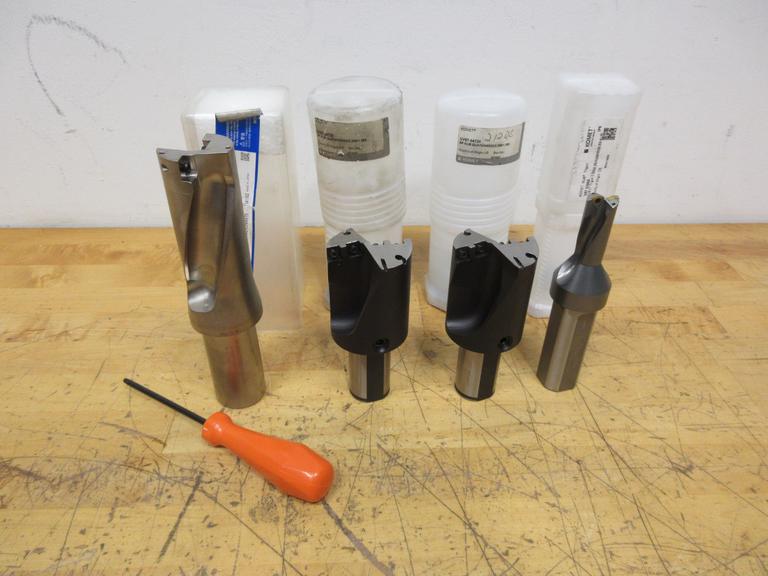 Sumitomo/Komet 1.5" & 1.25 Straight Shank Insert Drill Bodies, (4pcs) **New** .812" - 2.255"