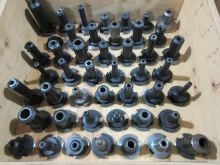 CAT50 Tool Holders, End Mill Type, Assorted Brands (46pcs)