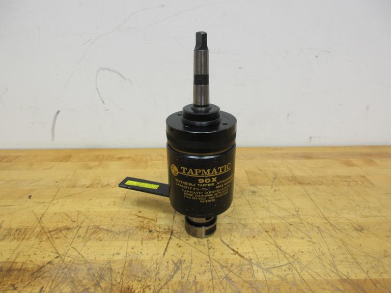 TapMatic 90X Reversible Tapping  Attachment, 1/2" - 1-1/8" Capacity, 600 rpm Max, #3 Morse Taper Shank
