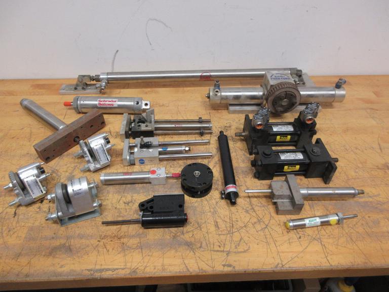 Pneumatic and Hydraulic Cylinder Assortment and More