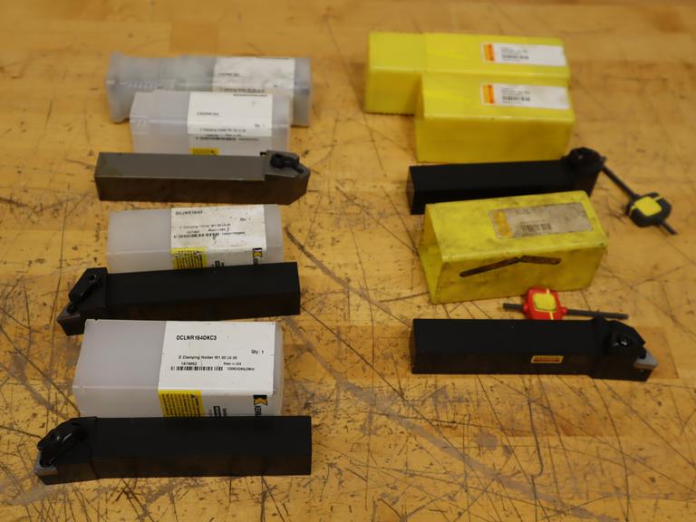 Kennametal/Sandvik 1" Inserted Facing Turning Tool Holders (7pcs) **New In Packs**