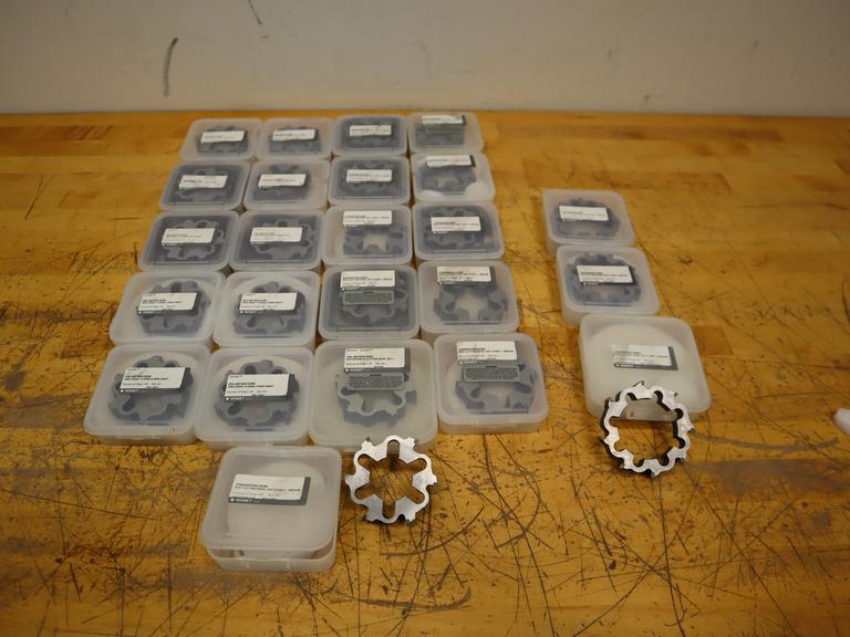 Komet Dihart Coreline Carbide Tipped Cutting Rings, 3" & 3.25" +/- .0005",  (22pc) 3", (3pc) 3.25" ***All New***
