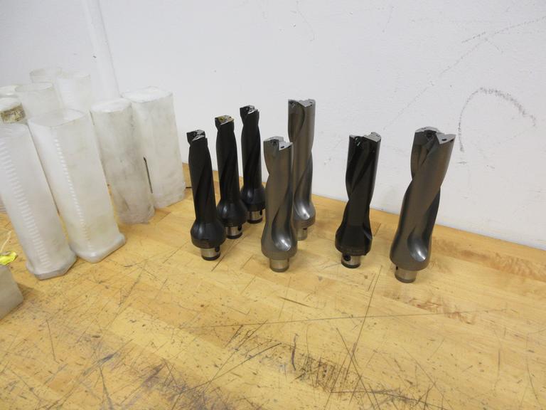 Komet ABS50 KUB Trigon Inserted Drill Bodies (7pcs), Diameters 1.187" - 1.687" ***New Unused***