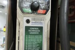Powermatic Model 1150 15" Drill Press on Portable Rolling Stand, Wired Through Emerson VFD 120V Single Phase