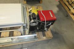 Liftmaster My-Q Logic 5.0, 1/2 hp Garage Door Opener, with 98"W x 96"H Garage Plain Steel Garage Door and Accessories