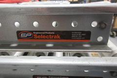 Engineered Products Selectrak Roller Conveyor Sections and Mounting Brackets,  Can Be Mounted On Pallet Racking